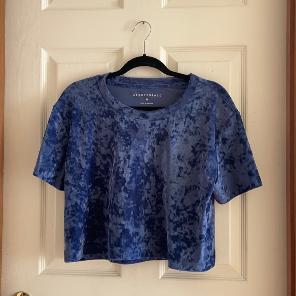 AEROPOSTALE CROPPED SHIRT - M